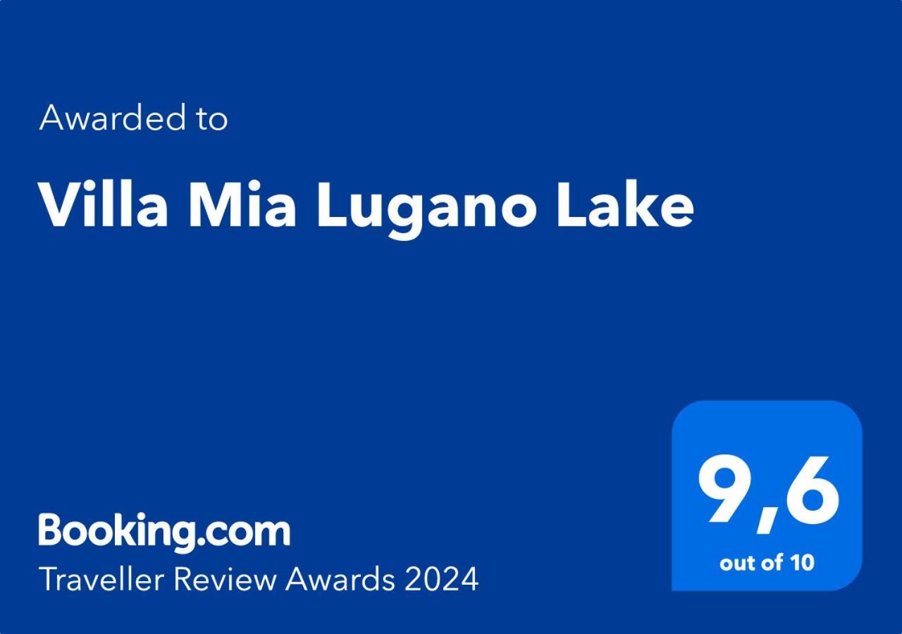 Villa Mia Lugano Lake Brusimpiano Εξωτερικό φωτογραφία