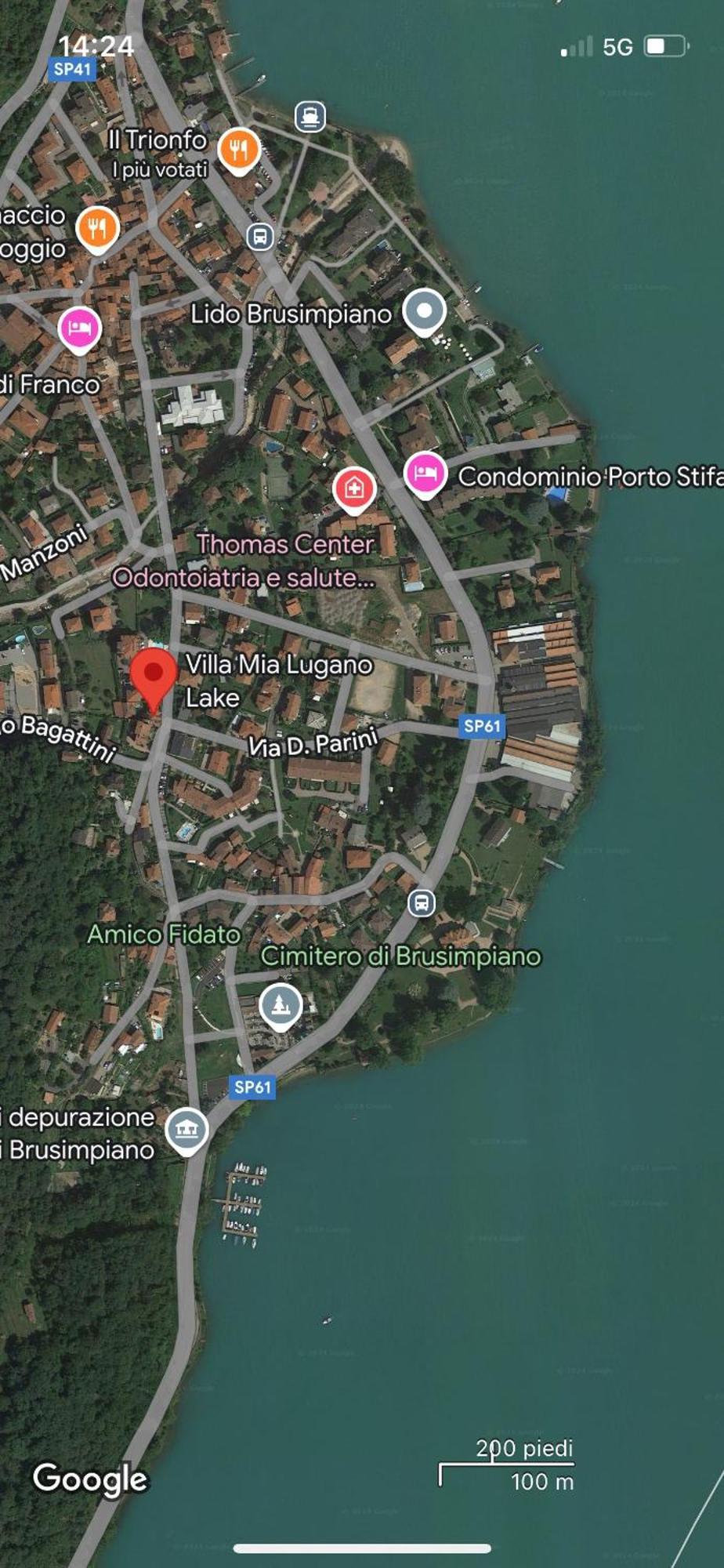 Villa Mia Lugano Lake Brusimpiano Εξωτερικό φωτογραφία